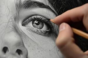 Anime Eyes Drawing