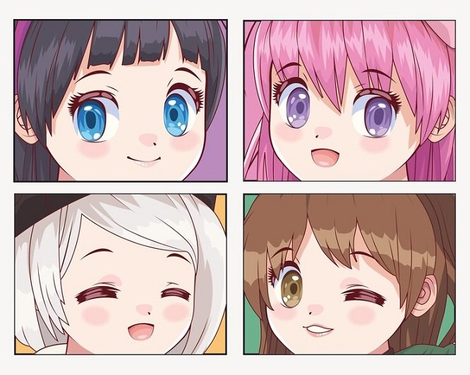 cute anime eyes